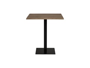 Lido-table de café en chêne massif fumé 70x70x cm