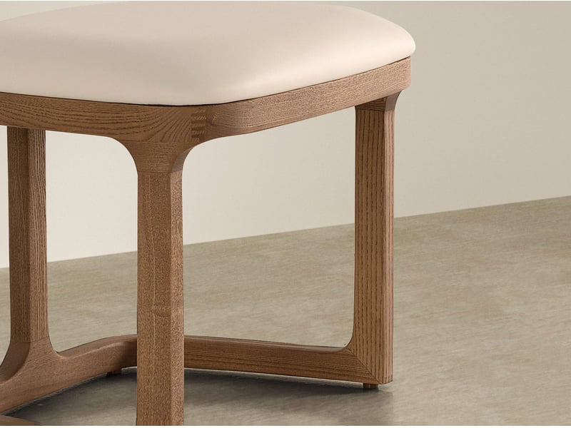  Banquette en similicuir couleur sable 5199 - Conforama E