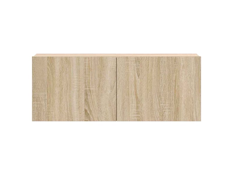  Ensemble de meubles tv 3 pcs chêne sonoma bois d'ingénierie shl17075  - Conforama D