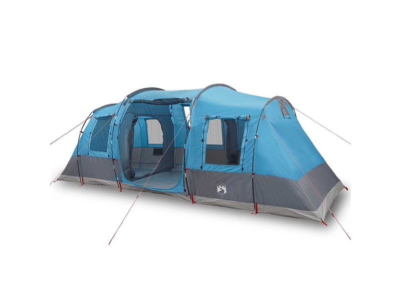 Tente de camping, tente tunnel 4 personnes bleu imperméable shl74505 - Conforama A