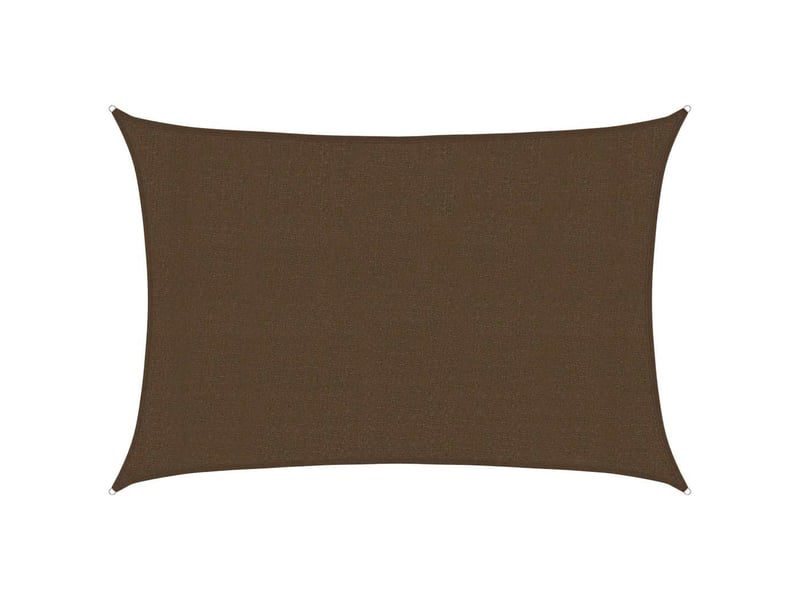  Voile d'ombrage - voile d'ombre - voile parasol 160 gm² marron 3x5 m pehd  - Conforama A