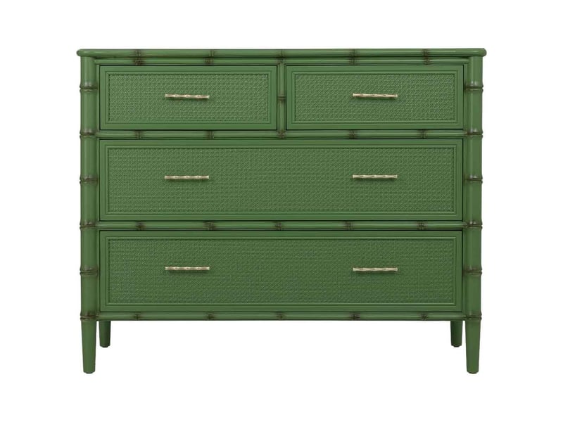  Commode en bois vert 117x39x92 cm h  - Conforama B