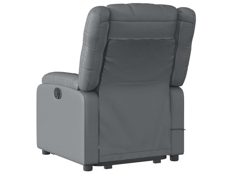  Fauteuil inclinable de massage, fauteuil relax gris similicuir shl20891  - Conforama E
