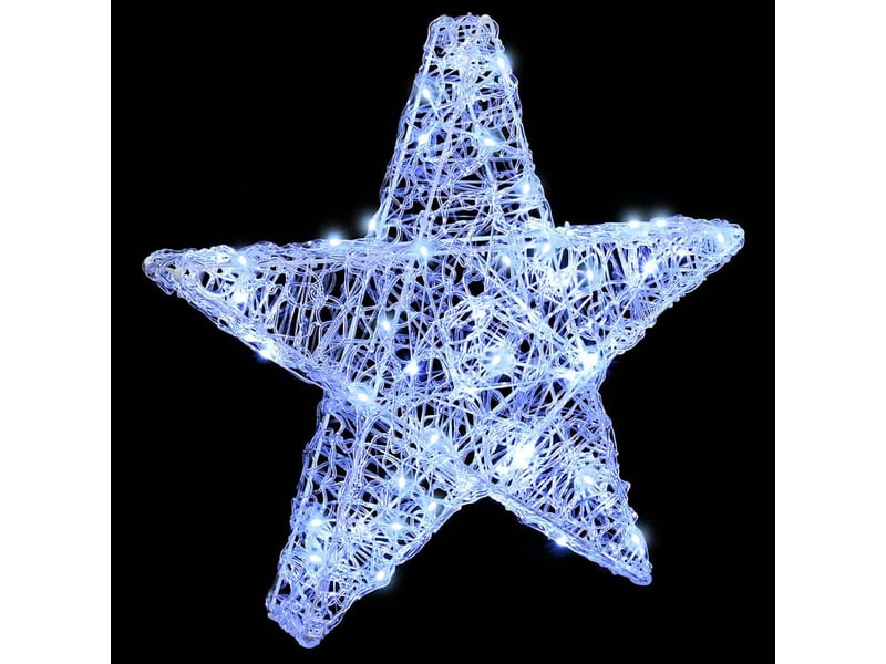  Étoile en 3d 50 led blanc froid 55 x 53,5 x 10 cm acrylique cf61918  - Conforama D
