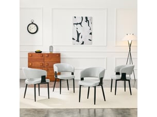 Chaises mid-century modern – lot de 2 fauteuils tonneau rétro, dossier à motif, cuir synthétique, pieds solides