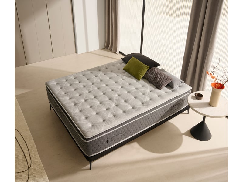  Matelas hybride avec surmatelas intégré hybrid top - surmatelas intégré, mémoire de forme au graphène, laine naturelle 8435720065053 - Conforama C