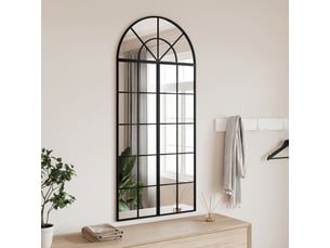 Miroir rectangulaire à fixer coloris noir <strong></strong>  <strong></strong> - 60 cm x 130 cm