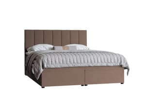 Lit coffre 160x200 cm IDOHOME  ZELTO coloris marron
