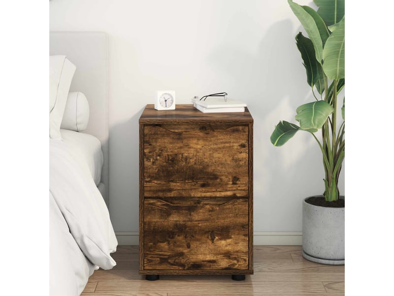 Armoire de rangement, commode de rangement 40 x 48 x 57 cm bois d'ingénierie shl9455  - Conforama D