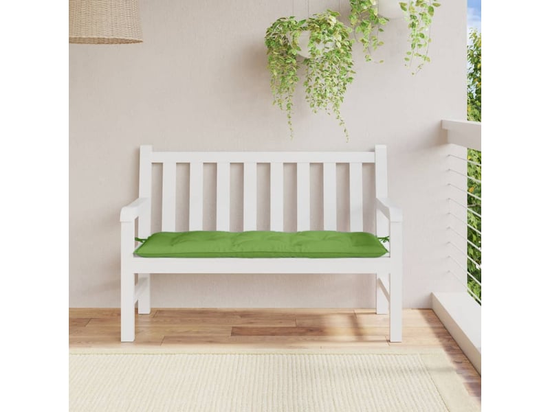  Coussin de banc de jardin, coussin d'assise vert mélangé 120x50x7 cm tissu cf52875  - Conforama C