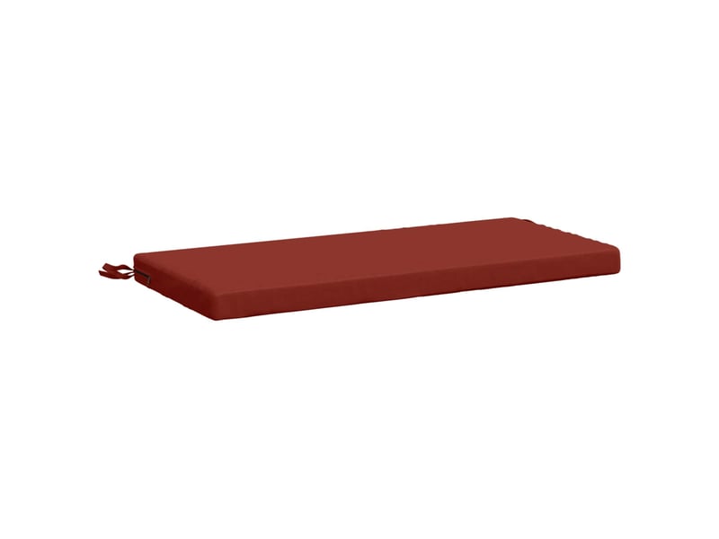  Lot de 2 coussins de banc, coussins d'assise soest 100 % polyester rouge cf57385  - Conforama D