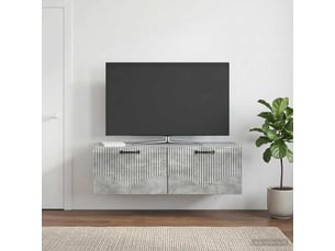Meuble tv coloris gris 98 cm <strong></strong>  <strong></strong>