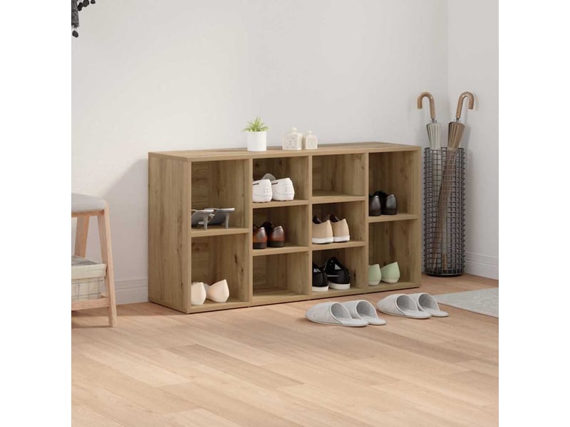  Banc à chaussures, meuble à chaussures 103x30x54,5 cm bois d'ingénierie shl1335  - Conforama D