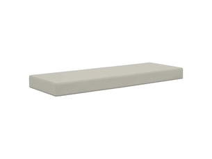 Coussin de siège, coussin d'assise d'extérieur 100 % polyester gris cf55807