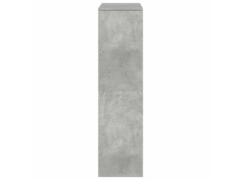  Cloison bibliothèque, meuble de rangement gris béton bois d'ingénierie shl9202  - Conforama E