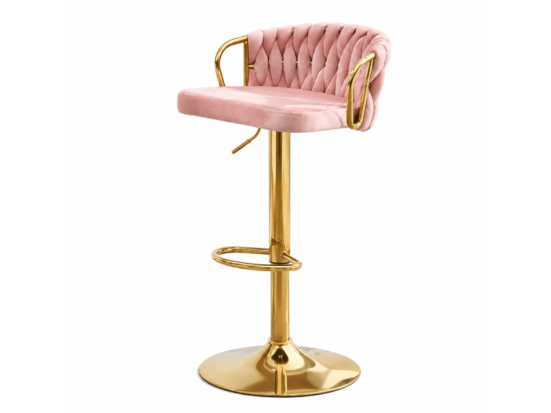 Tabouret de bar élégant avec coussin – siège confortable, tabouret café – chaise de cuisine (un seul tabouret inclus) - Conforama A