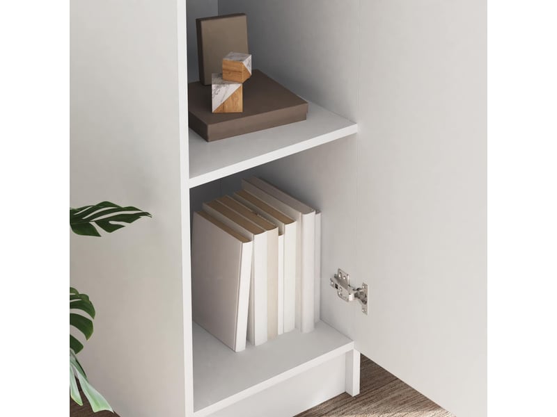  Buffet - haut armoire blanc 35 x 39 x 168 cm  - Conforama D