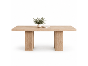 Table basse carré(e) coloris naturel   - 90 cmx190 cm