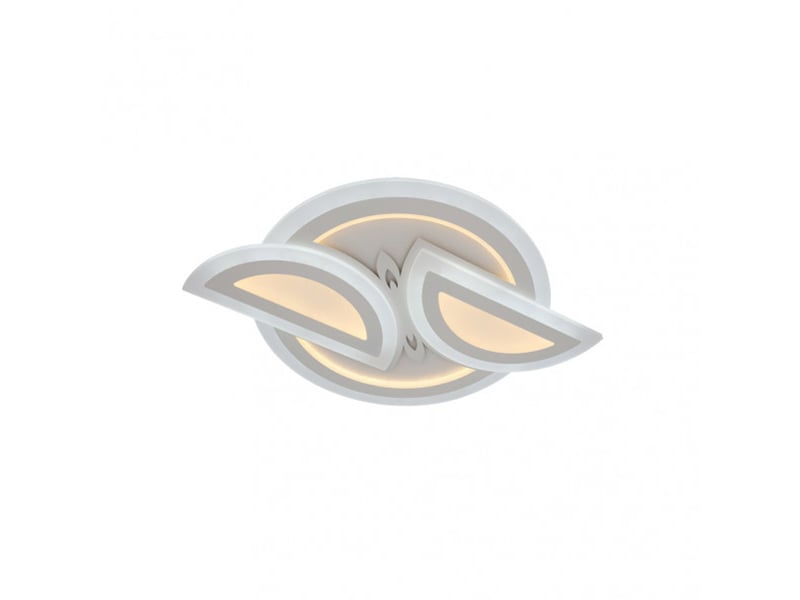  Plafonnier led fabrilamp alhena blanc 120 w 16200 lm 3000-4000-6500 k télécommande 5x56x40 cm 172385601 - Conforama D