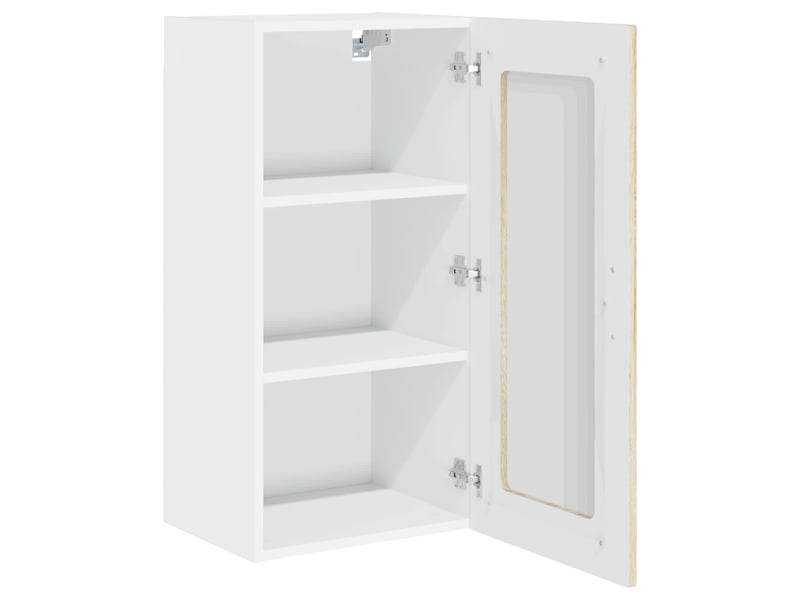  Meuble mural de cuisine | armoire de cuisine chêne sonoma 40x31x80cm shl8514  - Conforama E