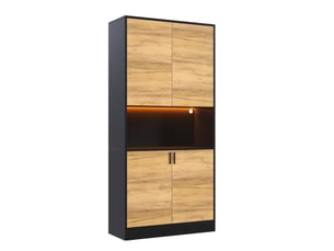 Armoire 4 porte(s) battante  0 tiroir(s) MODFU  coloris bicolore largeur 80 cm