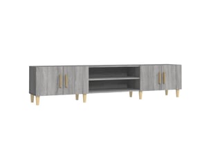 Meuble tv coloris gris 180 cm <strong></strong> <strong></strong>