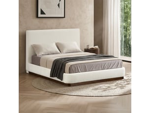Lit pont 140x190 cm <strong>MOBILIER DECO</strong> <strong></strong> coloris beige