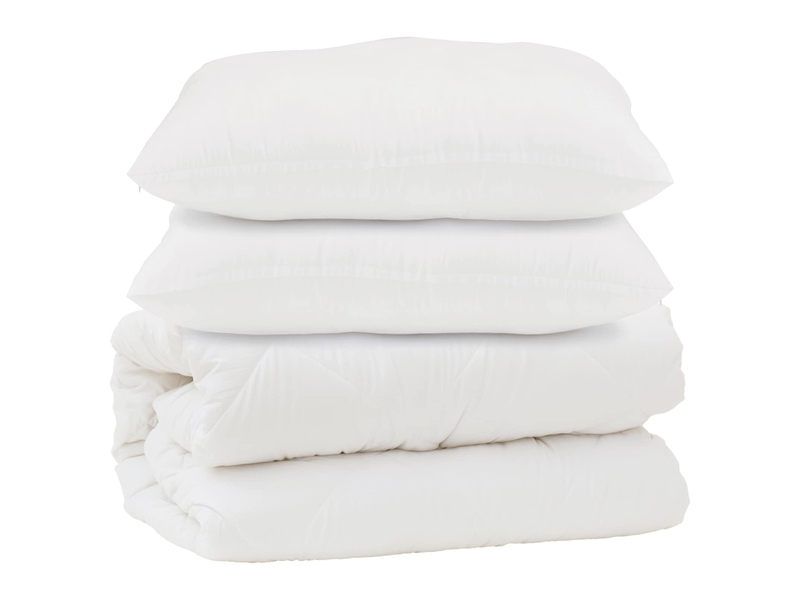  Couette avec oreiller 3 pcs - duvet blanc microfibre  - Conforama A