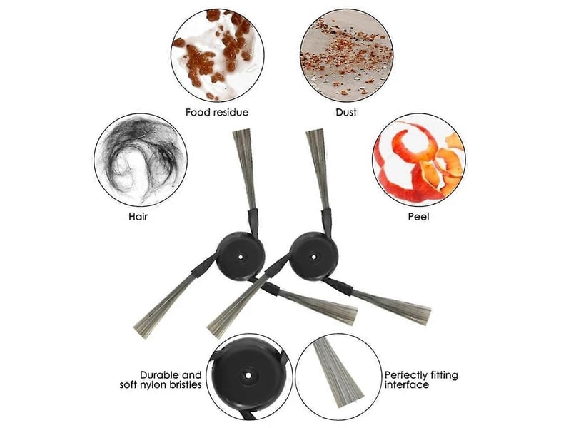  Suitable for dreame x40 ultra x40 pro sweeping robot spare parts main side brush hepa filter mop cloth dust bag  - Conforama C