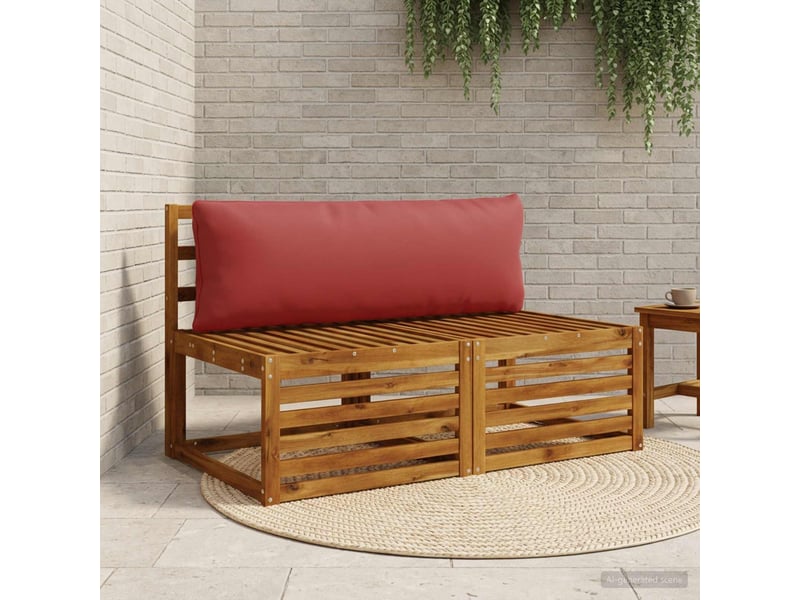  Coussin de dos, coussin de dossier 1 pièce putten 100 % polyester bordeaux cf54365  - Conforama B