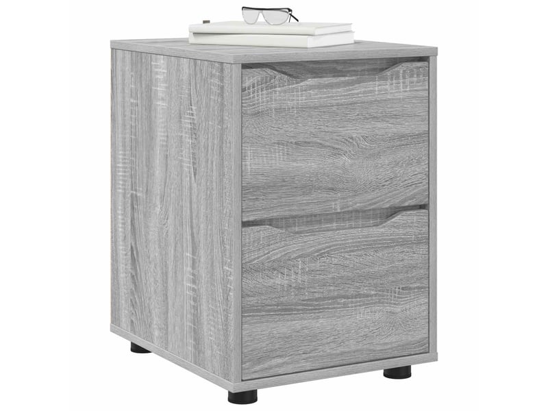  Armoire de rangement, commode de rangement 40 x 48 x 57 cm bois d'ingénierie shl8098  - Conforama C