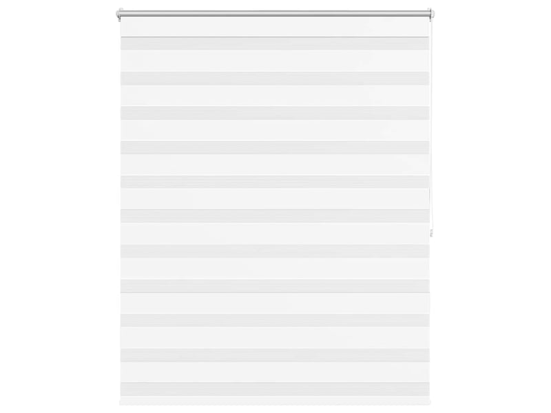  Store vénitien zébré, store de fenêtre 140,9 x 175 cm, largeur du tissu 136,7 cm, blanc cf48224  - Conforama A