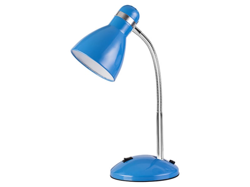  Lampe de bureau fabrilamp lazulita bleuchromé 1 x e27 38x23x14.5 cm 140271008 - Conforama A