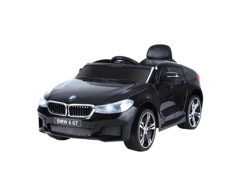  Voiture électrique enfants 6 v 3 kmh max. Effets sonores et lumineux télécommande incluse noir bmw 6 gt  - Conforama B
