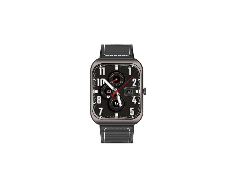  Iconic by yoghi - inwatch curve - montre connectée - écran incurvé ips 1,83 - ip65 - 2 bracelets en silicone  - Conforama C