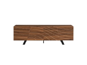 Meuble tv coloris marron 160 cm   