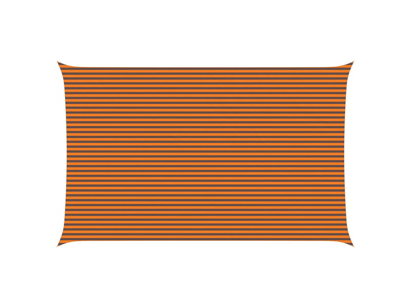 Voile d'ombre - voile d'ombrage - voile parasol orange et marron 5 x 8 m 100 % polyester oxford - Conforama A
