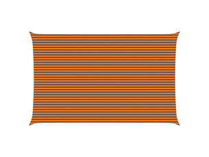Voile d'ombre - voile d'ombrage - voile parasol orange et marron 5 x 8 m 100 % polyester oxford