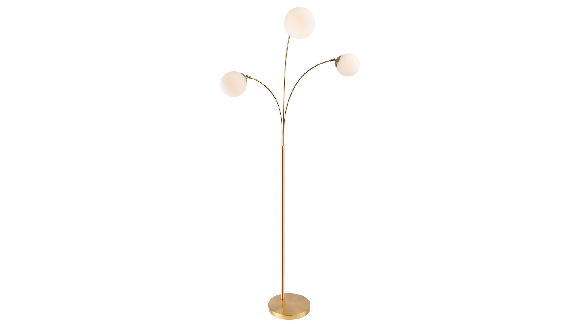 CONFORAMA Lampadaire Métal 190 cm doré IRENE
