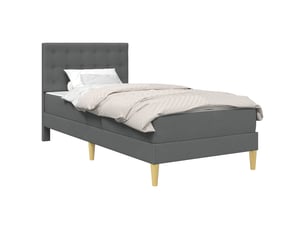 Lit simple 80x200 cm    coloris gris