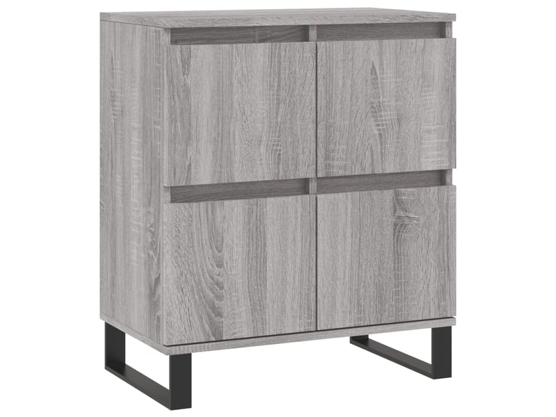  Buffets 3 pcs - bahut - meuble de rangement sonoma gris bois d'ingénierie  - Conforama E