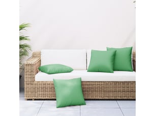 Lot de 4 coussins de canapé, coussins décoratifs vert 60x60 cm tissu cf59246