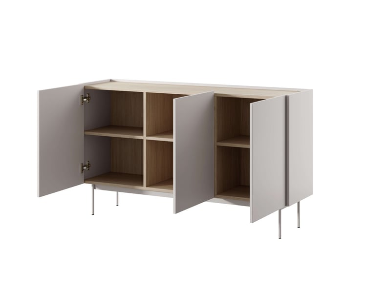 Vivaro - buffet 3 portes bois - Conforama D