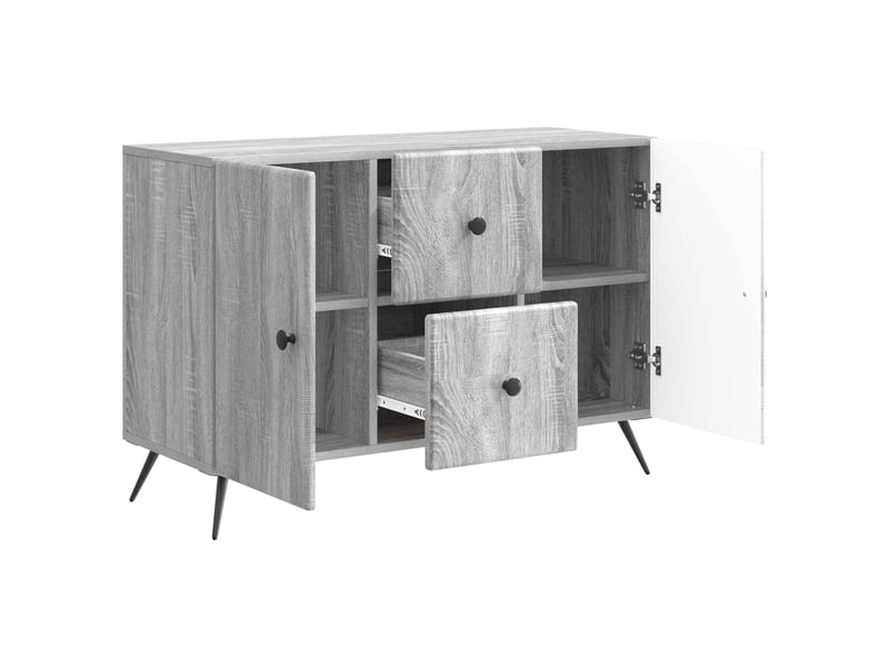 Buffet - bahut - meuble de rangement sonoma gris 89 x 34,5 x 60 cm bois d'ingénierie - Conforama E