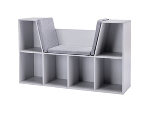 Bibliotheque coloris  gris  <strong>VIVRYN</strong> <strong></strong> - 103 cm x 62 cm