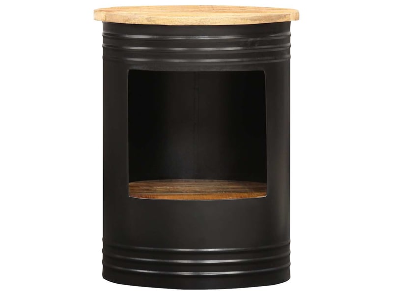  Table basse - table de salon - table à thé 43x55 cm bois de manguier solide  - Conforama A