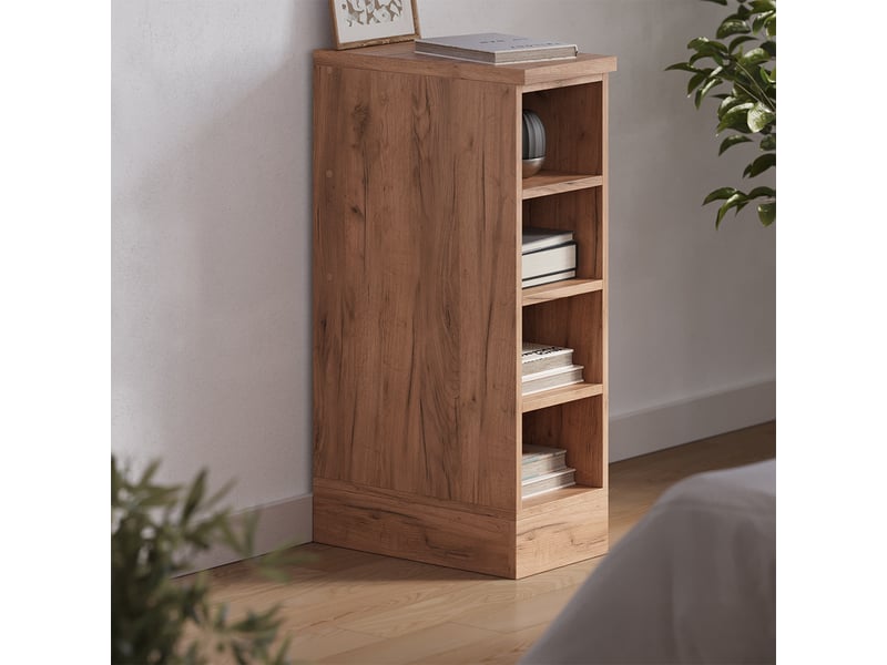  Vicco meuble sous pente, chêne doréchêne doré, 25x46cm sans pente, ouvert  - Conforama E