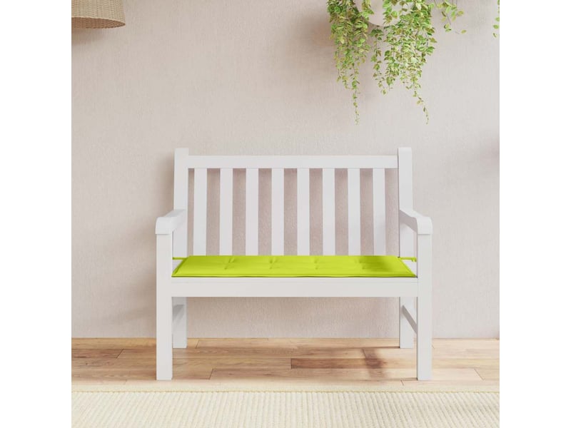 Coussin de banc de jardin, coussin d'assise vert brillant 120x50x3cm tissu oxford cf52865 - Conforama B