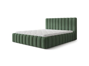 Lit coffre 180x200 cm <strong>MASSENO</strong> <strong></strong> coloris vert