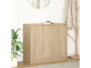 Buffet - bahut - meuble de rangement chêne sonoma 85x34x76 cm bois d'ingénierie